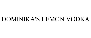 DOMINIKA'S LEMON VODKA