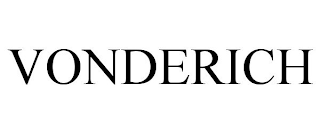 VONDERICH