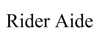 RIDER AIDE