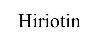 HIRIOTIN