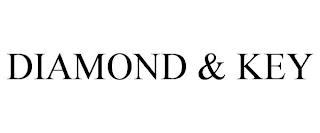 DIAMOND & KEY