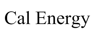 CAL ENERGY