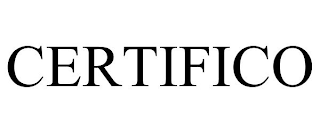 CERTIFICO