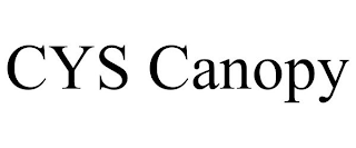 CYS CANOPY