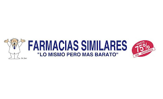 FARMACIAS SIMILARES "LO MISMO PERO MAS BARATO" DR. SIMI HASTA 75% DE AHORRO