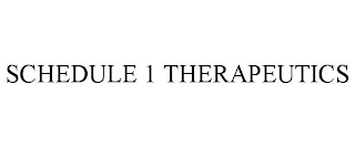 SCHEDULE 1 THERAPEUTICS