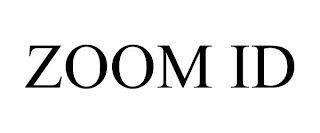 ZOOM ID
