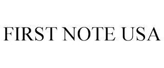FIRST NOTE USA