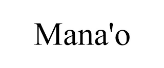 MANA'O