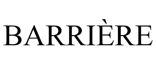 BARRIÈRE
