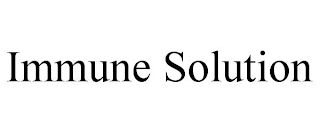 IMMUNE SOLUTION