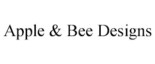 APPLE & BEE DESIGNS
