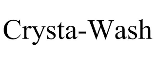 CRYSTA-WASH