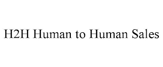 H2H HUMAN TO HUMAN SALES
