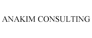 ANAKIM CONSULTING
