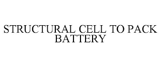 STRUCTURAL CELL TO PACK BATTERY