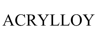ACRYLLOY