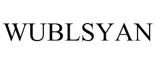 WUBLSYAN