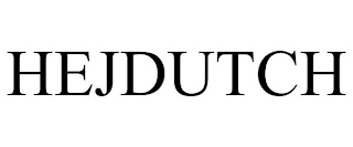 HEJDUTCH