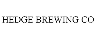 HEDGE BREWING CO