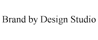 BRAND BY DESIGN STUDIO