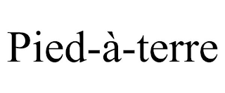 PIED-À-TERRE