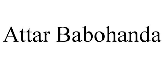 ATTAR BABOHANDA