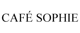 CAFÉ SOPHIE