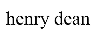 HENRY DEAN