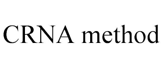 CRNA METHOD