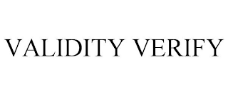 VALIDITY VERIFY