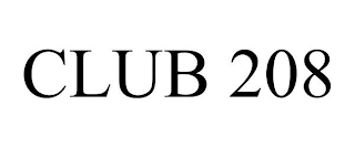 CLUB 208