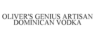 OLIVER'S GENIUS ARTISAN DOMINICAN VODKA