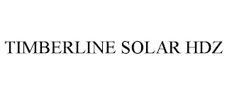 TIMBERLINE SOLAR HDZ
