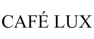 CAFÉ LUX