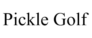 PICKLE GOLF