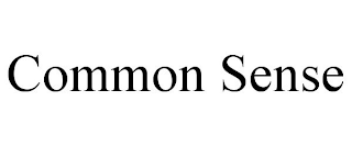 COMMON SENSE