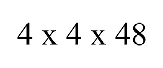 4 X 4 X 48
