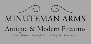 MINUTEMAN ARMS ANTIQUE & MODERN FIREARMS COLT - MAUSER - SPRINGFIELD - REMINGTON - WINCHESTER