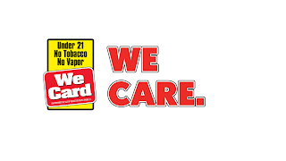 WE CARD WE CARE