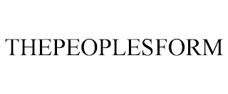 THEPEOPLESFORM