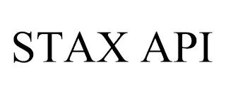 STAX API