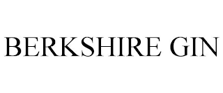 BERKSHIRE GIN