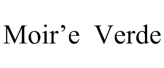 MOIR'E VERDE
