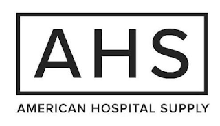 AHS AMERICAN HOSPITAL SUPPLY