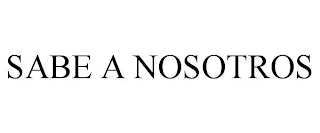 SABE A NOSOTROS