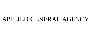 APPLIED GENERAL AGENCY