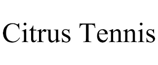 CITRUS TENNIS