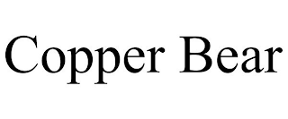COPPER BEAR