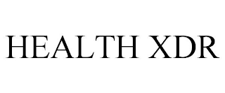HEALTH XDR